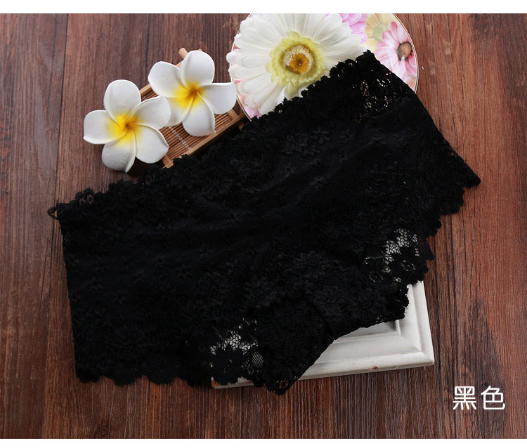 Cotton cotton đám mây đồ lót gợi cảm nữ đồ lót ren cám dỗ eo thấp boxer hông không có dấu vết đồ lót N2008 quần lót đùi cho nữ