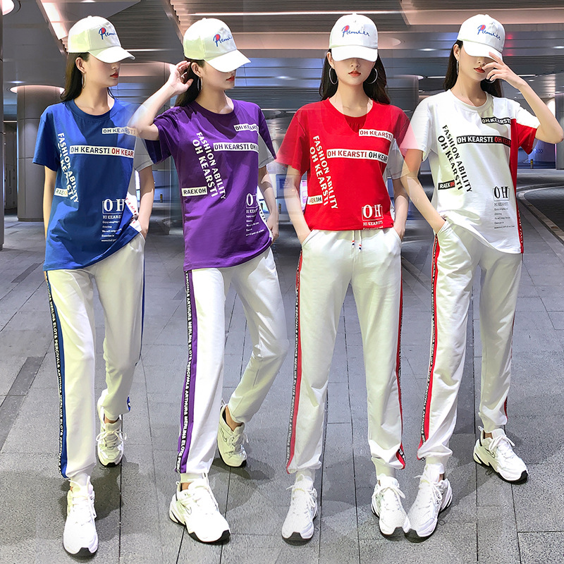 2021 Spring Summer New Square Dance Costumes Ghost Step Dance Fashion Casual Suit Easy Tracksuit Exercise Uniform