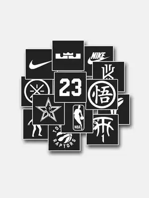 AS hollow sticker pattern DIY sneaker template spray-painted Lakers hand-painted tools cover paper Star Series