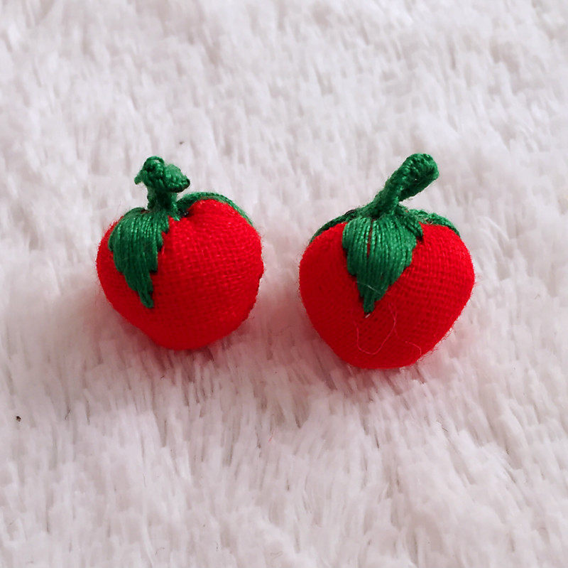 Folk artisanal artisan adult baby baby necklace bracelet bracelet strawberry apple crash