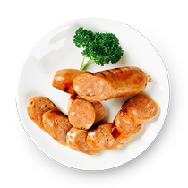 Dahiti volcanic stone crispy grilled sausage pure authentic meat sausage air fryer ingredients meat sausage 500g 10 pieces