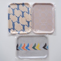 Japans Minagawa Akira mina perhonen limited edition tea towel tray running rabbit butterfly jelly bean tambourine