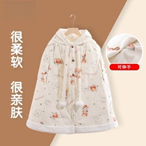 Baby cloak cloak autumn and winter outstretchable baby winter thickening boys and girls winter windproof jacket children