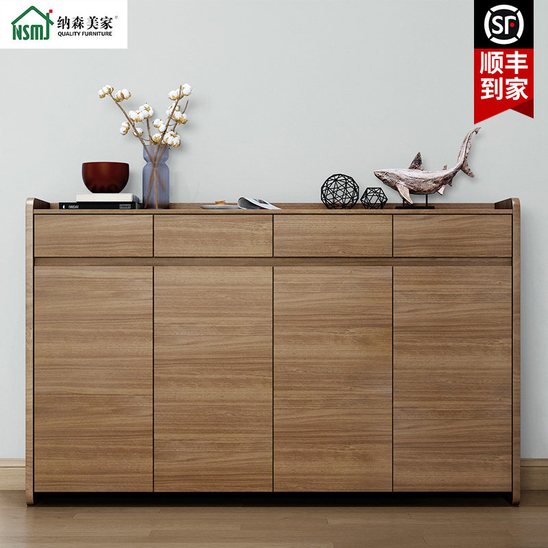Nordic Modern Shoe Cabinet Doorway Door Hall Door Hall Xuan Guan Cabinet Living-room Large Capacity Containing Cabinet Small Household Practical Economy Cabinet