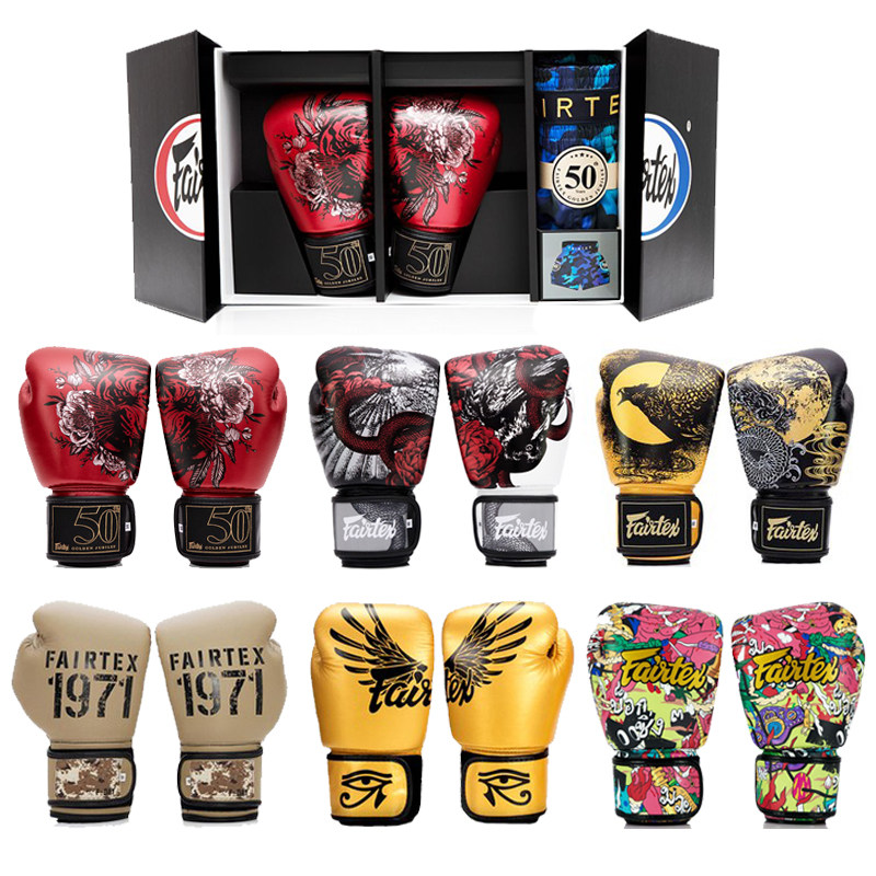 Fairtex boxer sets adult male and female special Thai boxing loose beat goer Fight Fitness Sandbag Training Boxing Gloves