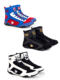 Twins Boxing Shoes Fighting Martial Arts Muay Thai High-Top Shoes for Men and Women Professional Wrestling Fitness Training Competition Sports Shoes