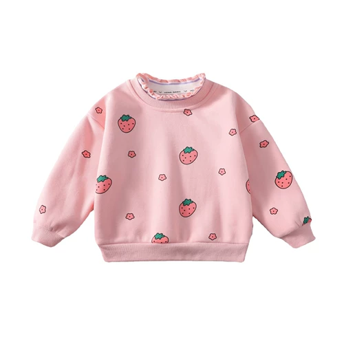 Зимняя утепленная толстовка для девочек, приятный телу детский зимний пуховик для отдыха, 2023, в западном стиле