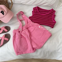 Розовые детские брюки