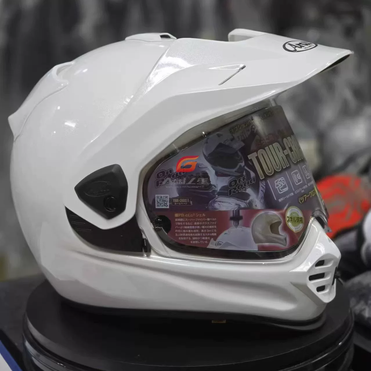 [ARAI TOUR-CROSS5连帽檐GS长途越野摩托机车骑行安全拉力5安全帽]
