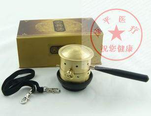 正品精致纯铜火龙罐 四代火龙灸 艾灸盒 温灸器 艾段艾绒