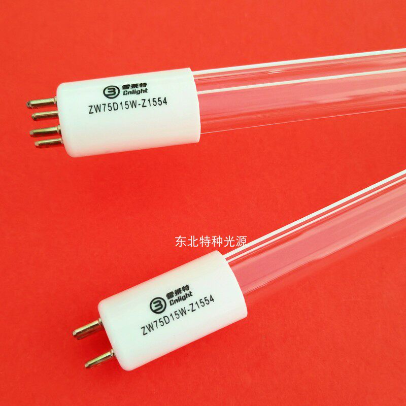 雪莱特75W水池泳池水处理灯管 紫外线UV杀菌ZW75D15W（Y）-Z1554