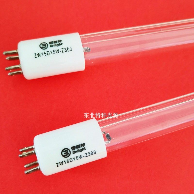 雪莱特15W紫外线灯ZW15D15W(Y)-Z303 水处理灯管254nm/185-254nm