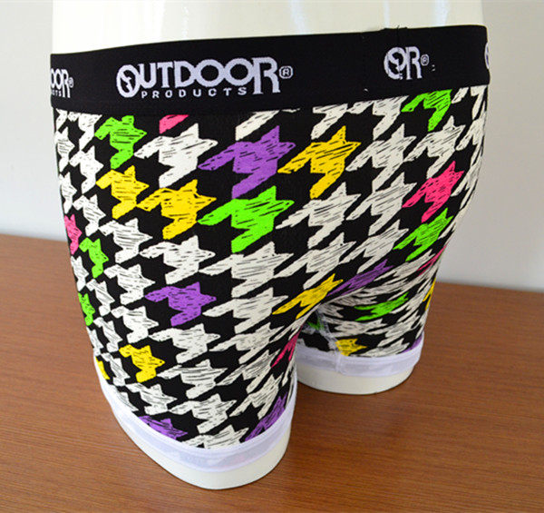 Sakura home foreign trade men's stuffy pure cotton color sexy flat boxer briefs U convex seamless week pants