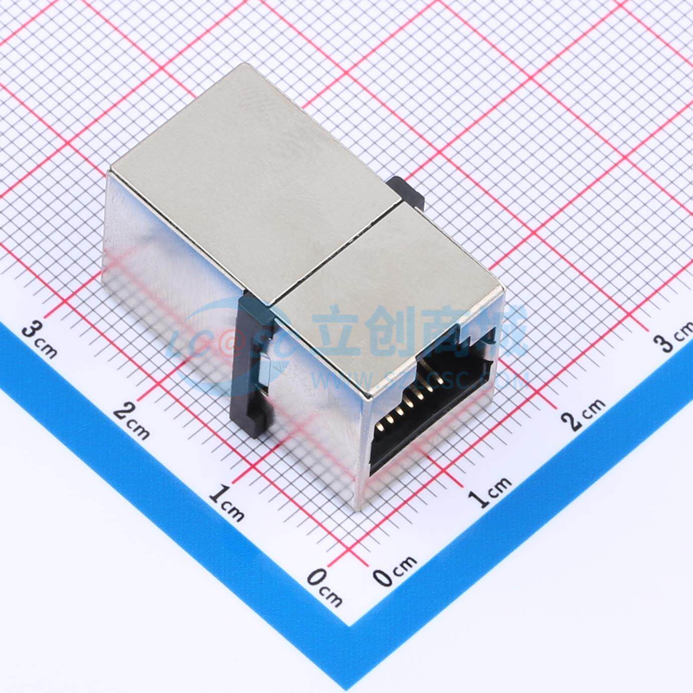 全新MJ88Z1-B211-HPPD2-P 插件 以太网连接器(RJ45 RJ11)原装正品