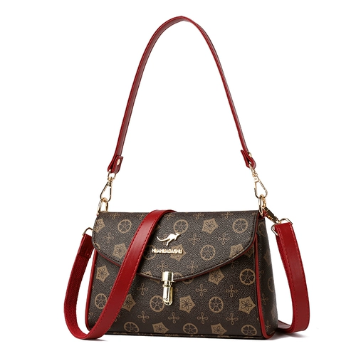 Кенгуру, универсальная сумка на одно плечо, кожаная сумка через плечо для матери, небольшая сумка, для среднего возраста, из натуральной кожи