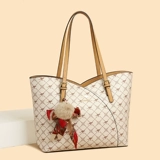 袋鼠 Вместительная и большая сумка через плечо, сумка на одно плечо, из натуральной кожи, изысканный стиль, в западном стиле