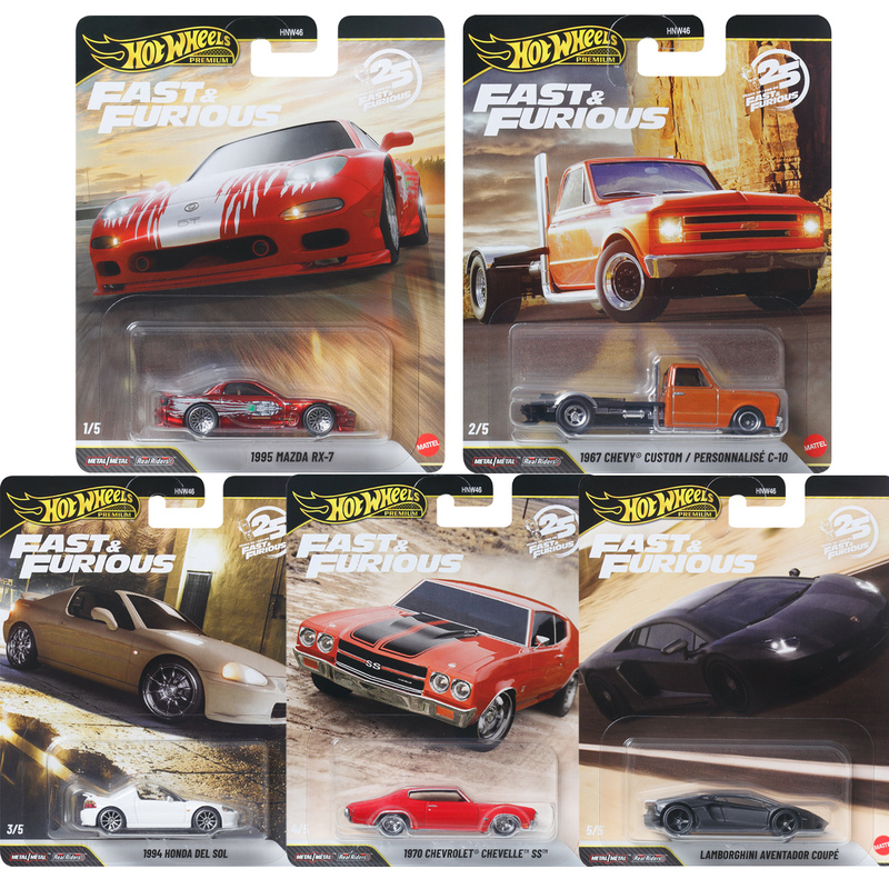 Hot Wheels Fast and Furious Alloy Car Culture Series Lycan Land Cruiser Hnw46 Iron Base Rubber Tire Toy Car Model