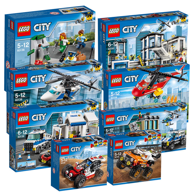 Lego assembly building blocks Toys boys'boys' city series CITY High-speed hunting for 60139 mobile command center