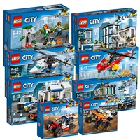 LEGO собрал строительный квартал Toy Boys City Series High -Speed ​​Hunting 60139 Мобильный командный центр