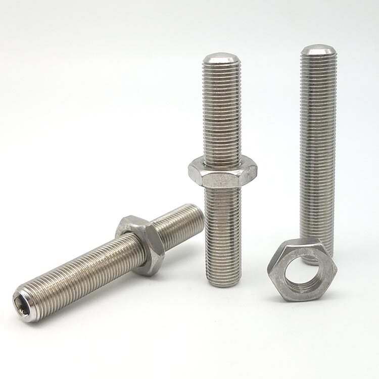 ANB10 12 16 20 hexagon hole adjustment bolt Fine thread Carbon steel galvanized adjustable screw