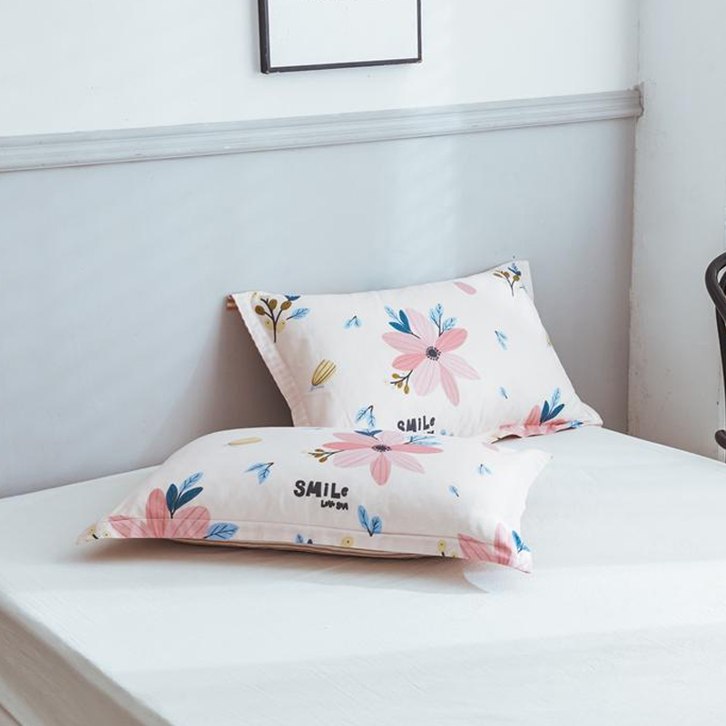 Aglea full cotton pillowcase single loaded with pure cotton pillowcase pair of dress 2 pillows with a single pillow for a single pillow