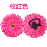 Пляжная заколка для волос, стиль бохо, в цветочек