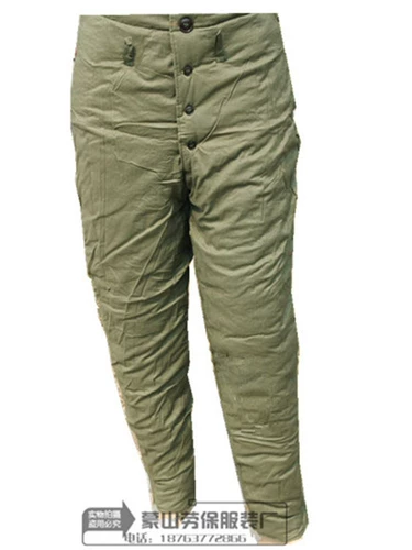 Старомодные удерживающие тепло хлопковые зимние штаны, увеличенная толщина, для среднего возраста