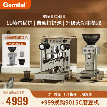 Gemilai G3145B Dual-Temperature Semi-Automatic Coffee Machine for Home and Business Use with Milk Frothing