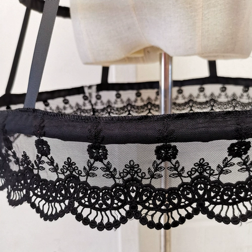 Кружевая полость рыбная костяная юбка лолита лолита косплей лето Каммен насильственная ежедневная птичья клетка внутри