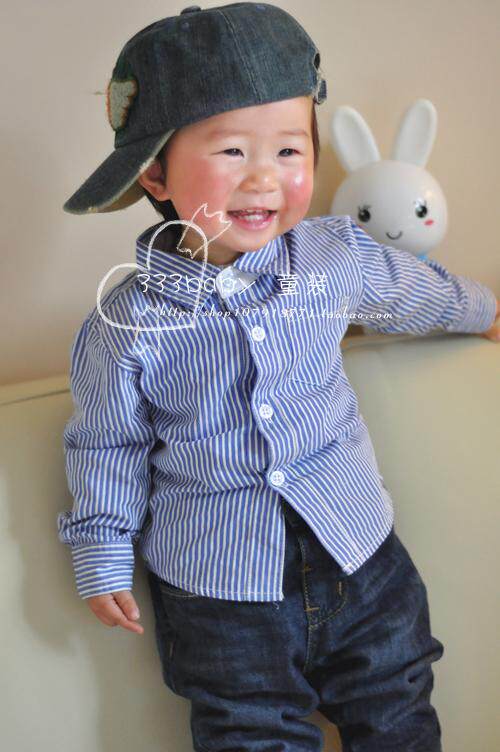 Chemise garcon à manche longue - Ref 2078129 Image 13