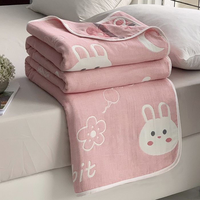 Full cotton baby grade six-layer yarn cover blanket wool towels quilting by summer cool by pure cotton yarn cloth blanket Kindergarten thin quilt sheet-Taobao