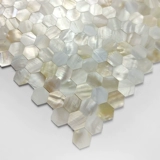 Натуральная шестиугольная мозаичная наклейка на стенах наклейка