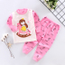 Bông childrens đồ lót vai mở quần mùa thu bé bông bông bộ trẻ sơ sinh quần pajama 0-5 nhà quần áo. 