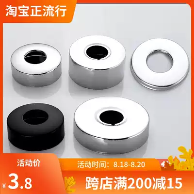 Stainless steel faucet triangle valve mixed water valve Shower decorative cover ugly cover large thickening accessories 4 points 6 points