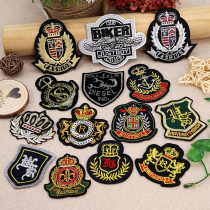 Armband badge embroidery cloth patch patch British fashion wild clothes Pants patch hole patch adhesive