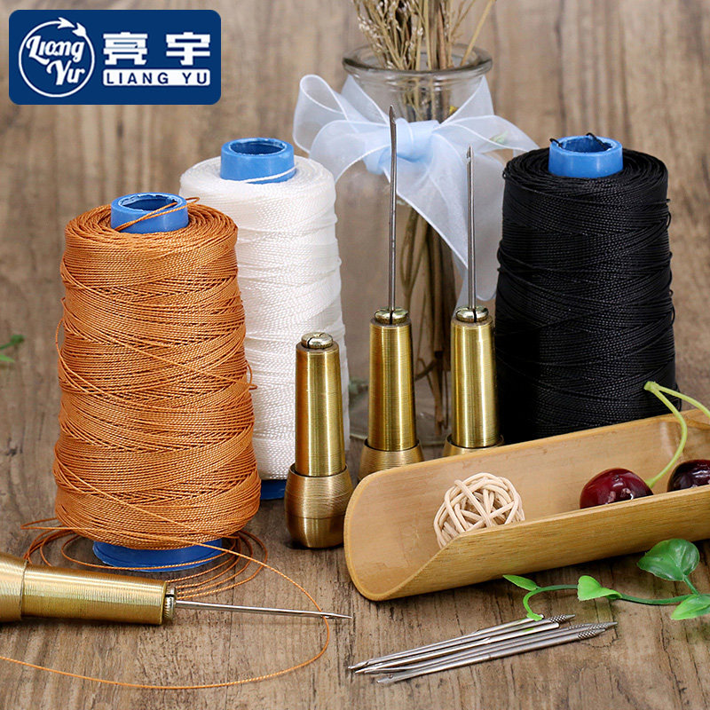 Straight hook hook awl leather handmade diy material bag needle thread tool set punching seam sole shoe crochet