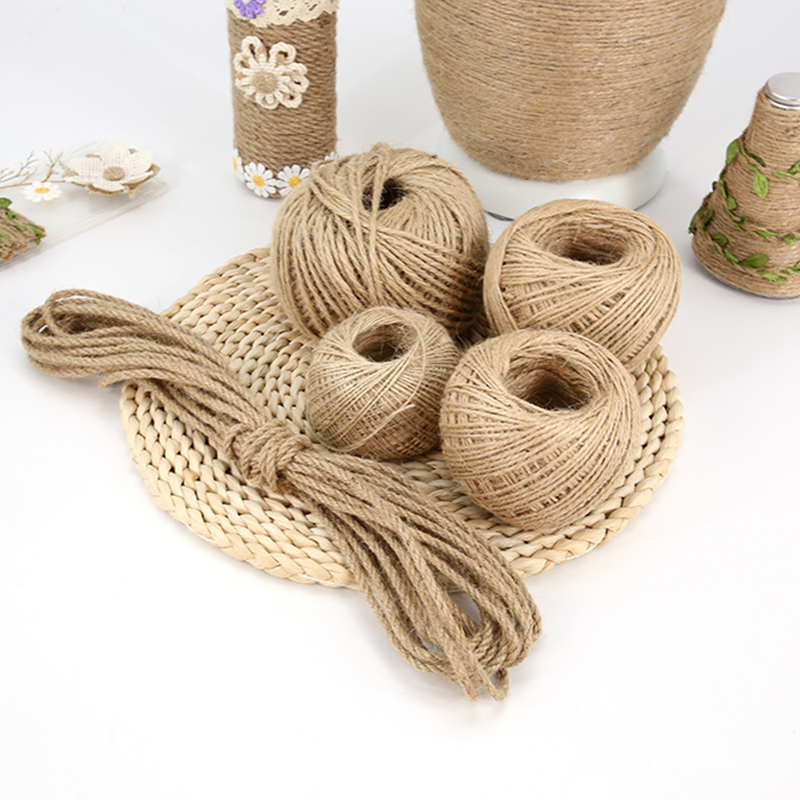 Hemp Rope Rope Tying Rope Hemp Thread Thickness Photo Wall Adornment Bottle Pendant Diy Hand Woven Material