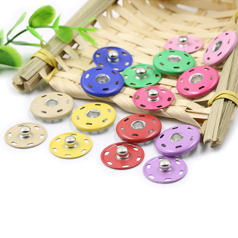 Invisible Dark women's clothing button Metal Press of metal Press Shirt With a shirt Walk Away Light Buttoned Sweater Sweater Sweater Snap button Buttons Snap