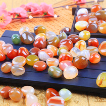 Natural rain flower stone agate 7 colourful stone fish tank stone water petted ground stone flower bonsai laying base decoration original stone building