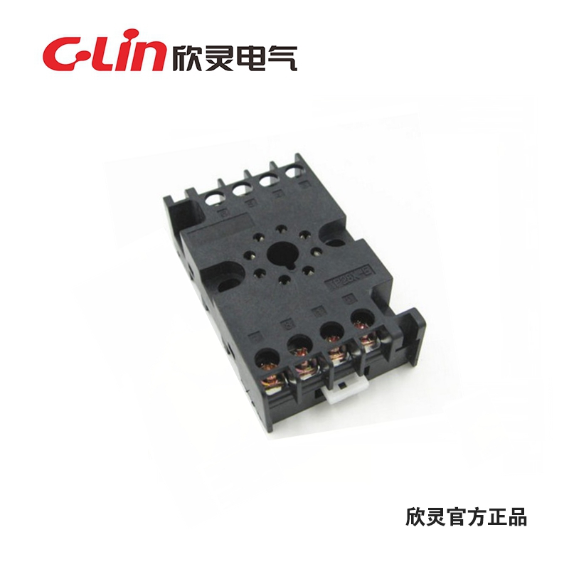 TP28X-E relay socket relay base JSZ3 time-lapse relay base 8 feet with card strip
