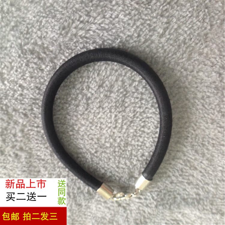 Original Design Handmade Woven Bracelet for Men and Women, Couple's Bracelet, Thickened Simple 3D Hard Gold Jewelry, Black Rope Original Design Handmade Woven Bracelet for Men and Women, Couple's Bracelet, Thickened Simple 3D Hard Gold Jewelry, Black Rope