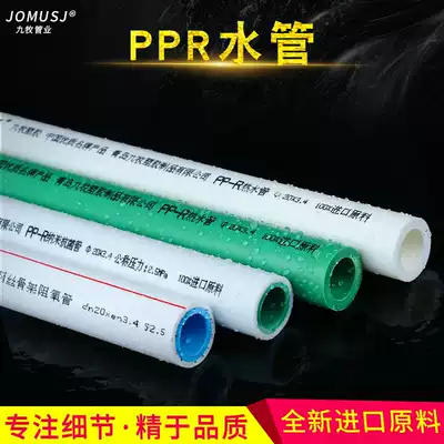 Home decoration ppr water pipe fittings hot melt joint tap water heating solar hot and cold water decorative pipe thickened