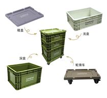 Totelife industrial style thickened storage box plastic outdoor living room wheeled storage box desktop organizing box