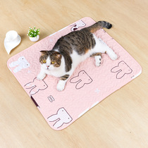 Pure cotton pet floor mat Non-slip scratch resistant rabbit mat Cat and dog pet house mat Small size cotton machine washable custom