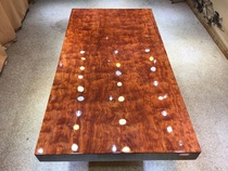 1 6 Miba Flower Large Board Table Brazil Pear Standard Table Tea Table Desk Picture Earthworm Pattern Full of Grimace Pattern