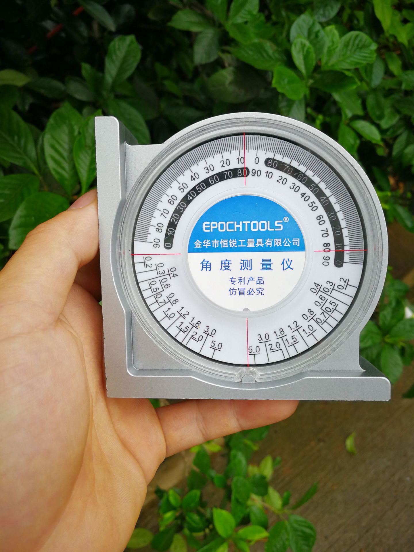 Constant-sharp multifunctional angle inclinometer tile-angle gauge gradiometer gradient measuring instrument angle gauge angle ruler