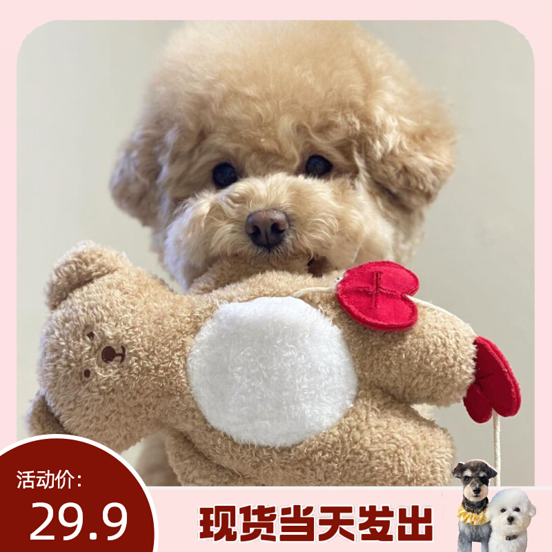 (laughs and laughs) Inwind Korean version Bio Bear Snow Narui Loving Teddy Bear Pet Stash of Vocal Smell Toys