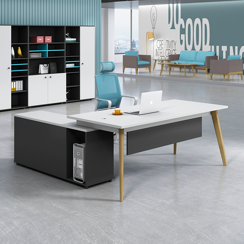 Manager desk supervisor desk solid wood boss desk simple modern president desk desk desk office table and chair combination