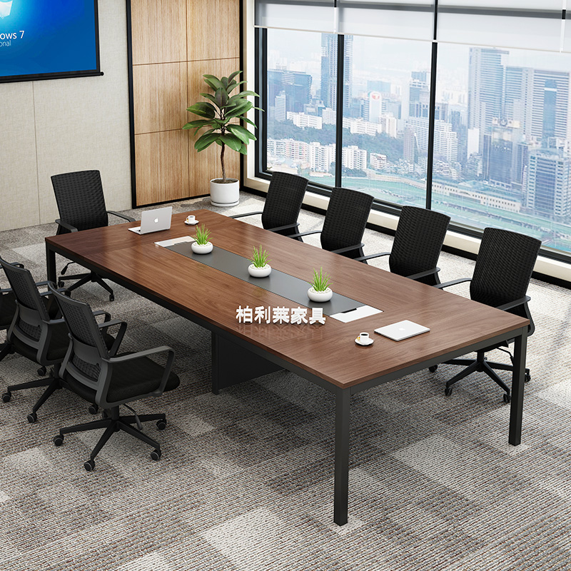 Conference Table Long Table Modern Minima Small Negotiation Table And Chairs Combined Meeting Room Reception Desk Guest Desk Office Furniture Innate