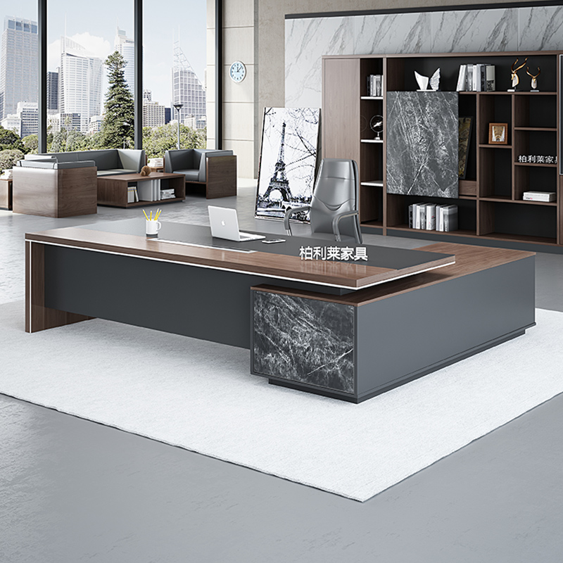 Boss Desk Modern Minimalist Atmosphere President Desk Creative Single Big Bandai Manager Office Furnishing Furniture